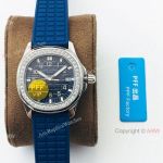 PFF Swiss Patek Philippe Aquanaut Luce Quartz Watch SS Blue Dial Lady 35.6mm-Best Patek Philippe Replica Watches